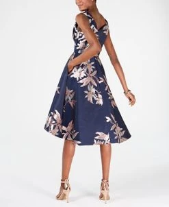 Adrianna Papell Jacquard Fit & Flare Dress 7 Adrianna Papell Jacquard Fit & Flare Dress -Sanctuary Shop 11867976 fpx