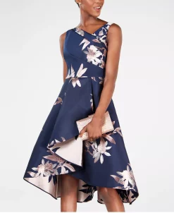 Adrianna Papell Jacquard Fit & Flare Dress 8 Adrianna Papell Jacquard Fit & Flare Dress -Sanctuary Shop 11867977 fpx