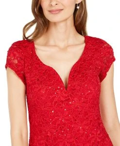Connected Sequined Lace Sweetheart Sheath Dress -Sanctuary Shop 15196695 fpx