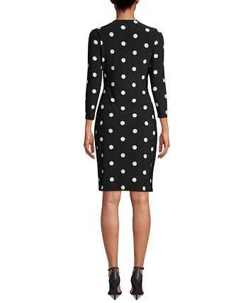 Anne Klein Nomad Printed Faux-Wrap Dress 2 Anne Klein Nomad Printed Faux-Wrap Dress - Image 2