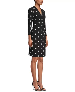 Anne Klein Nomad Printed Faux-Wrap Dress 6 Anne Klein Nomad Printed Faux-Wrap Dress -Sanctuary Shop 16611045 fpx