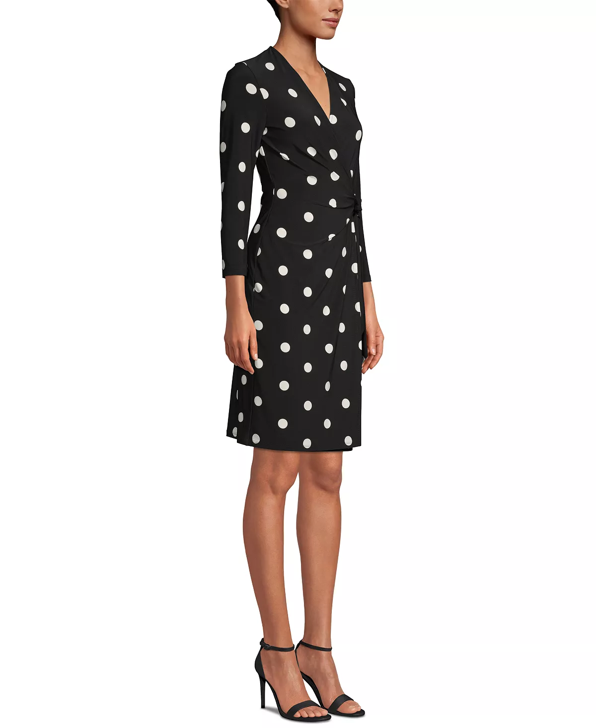 Anne Klein Nomad Printed Faux-Wrap Dress 3 Anne Klein Nomad Printed Faux-Wrap Dress - Image 3