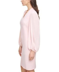 Vince Camuto Women's Balloon-Sleeve Mixed-Media Dress -Sanctuary Shop 18259688 fpx