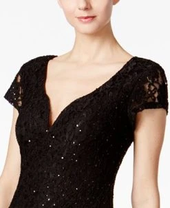 Connected Sequined Lace Column Gown -Sanctuary Shop 18737130 fpx