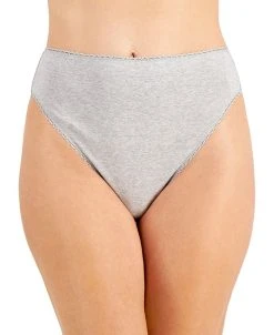 Charter Club Everyday Cotton High-Cut Brief Underwear, Created For Macy's