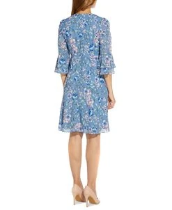 Adrianna Papell Floral-Print Fit & Flare Dress -Sanctuary Shop 20903991 fpx