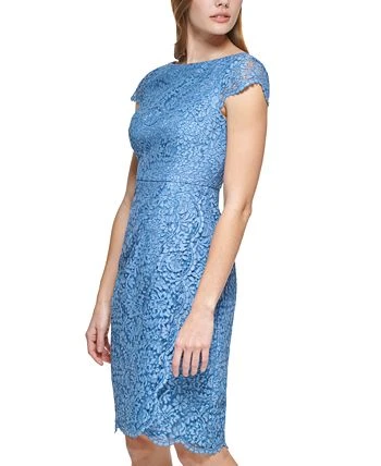 Vince Camuto Lace Cap-Sleeve Sheath Dress 3 Vince Camuto Lace Cap-Sleeve Sheath Dress - Image 3