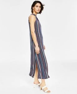 Bar III Women's High-Neck Shift Dress, Created For Macy's -Sanctuary Shop 21125110 fpx