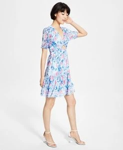 Bar III Women's Front-Cutout Tiered Dress, Created For Macy's -Sanctuary Shop 21125505 fpx