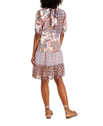 INC International Concepts Women's Mixed-Print Tiered Dress, Created For Macy's 2 INC International Concepts Women's Mixed-Print Tiered Dress, Created For Macy's - Image 2