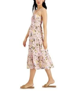INC International Concepts Printed Tiered Midi Dress, Created For Macy's 7 INC International Concepts Printed Tiered Midi Dress, Created For Macy's -Sanctuary Shop 21125819 fpx