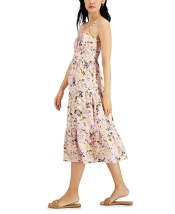 INC International Concepts Printed Tiered Midi Dress, Created For Macy's 3 INC International Concepts Printed Tiered Midi Dress, Created For Macy's - Image 3