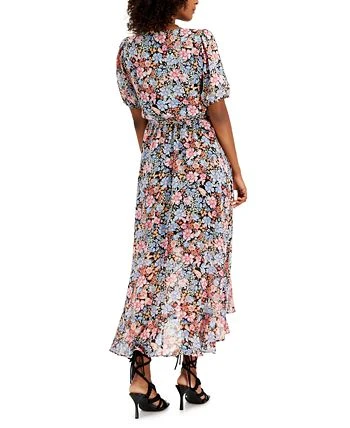 INC International Concepts Printed Ruffled Faux-Wrap Dress, Created For Macy's 2 INC International Concepts Printed Ruffled Faux-Wrap Dress, Created For Macy's - Image 2
