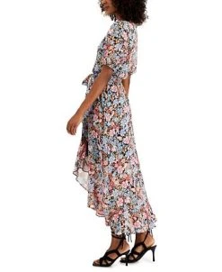 INC International Concepts Printed Ruffled Faux-Wrap Dress, Created For Macy's 7 INC International Concepts Printed Ruffled Faux-Wrap Dress, Created For Macy's -Sanctuary Shop 21229703 fpx