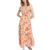 Bar III Women's Floral-Print Ruffled Maxi Dress, Created For Macy's