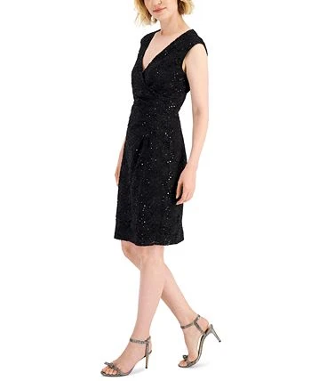 Connected Sequined Lace Sheath Dress 7 Connected Sequined Lace Sheath Dress - Image 7