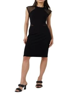 French Connection Women's Viven Paneled Jersey Dress