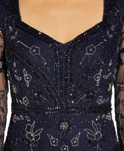 Adrianna Papell Women's Beaded Cutout-Back Gown -Sanctuary Shop 21714621 fpx