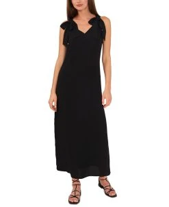 Riley & Rae Women's Tied-Shoulder Tiered Maxi Dress, Created For Macy's