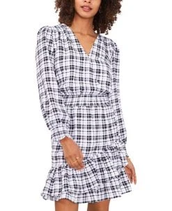 Vince Camuto Women's Plaid Fit & Flare Dress -Sanctuary Shop 21776987 fpx