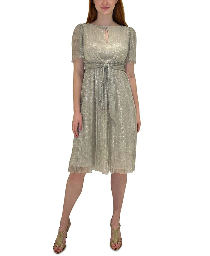 Adrianna Papell Ted Metallic Dress 1 Adrianna Papell Ted Metallic Dress