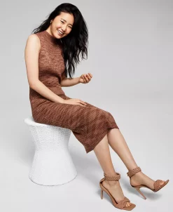 And Now This Women's Ribbed Mock-Neck Bodycon Dress -Sanctuary Shop 22129395 fpx