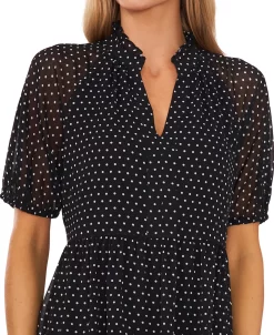 CeCe Women's Babydoll Short-Sleeve Dress 6 CeCe Women's Babydoll Short-Sleeve Dress -Sanctuary Shop 22160309 fpx