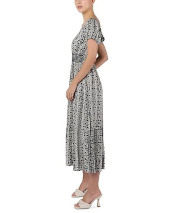 Black Tape Women's Smocked Ruffled-Hem Dress 2 Black Tape Women's Smocked Ruffled-Hem Dress - Image 2