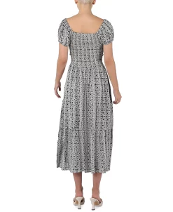 Black Tape Women's Smocked Ruffled-Hem Dress 6 Black Tape Women's Smocked Ruffled-Hem Dress -Sanctuary Shop 22161111 fpx