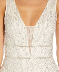 Adrianna Papell Women's Lace-Inset Embellished Gown 6 Adrianna Papell Women's Lace-Inset Embellished Gown -Sanctuary Shop 22165390 fpx