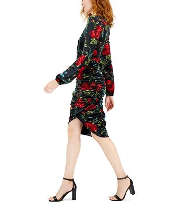 INC International Concepts Women's Ruched Blouson-Sleeve Dress, Created For Macy's 3 INC International Concepts Women's Ruched Blouson-Sleeve Dress, Created For Macy's - Image 3