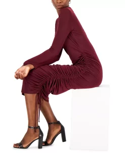INC International Concepts Women's Drawstring-Ruched Dress, Created For Macy's 9 INC International Concepts Women's Drawstring-Ruched Dress, Created For Macy's -Sanctuary Shop 22269863 fpx