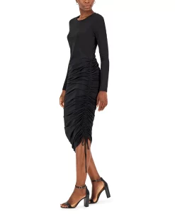 INC International Concepts Women's Drawstring-Ruched Dress, Created For Macy's 10 INC International Concepts Women's Drawstring-Ruched Dress, Created For Macy's -Sanctuary Shop 22269865 fpx