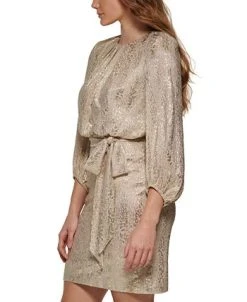 Vince Camuto Women's Belted 3/4-Sleeve Dress -Sanctuary Shop 22289712 fpx