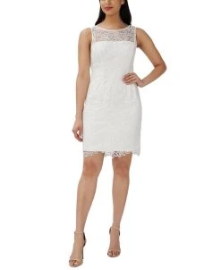 Adrianna Papell Women's Lace Sheath Dress