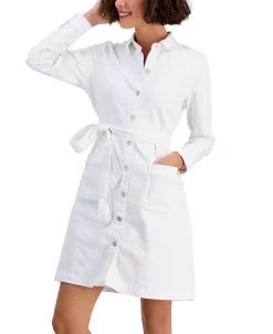 Style & Co Women's Belted Denim Shirtdress, Created For Macy's 8 Style & Co Women's Belted Denim Shirtdress, Created For Macy's -Sanctuary Shop 22331922 fpx