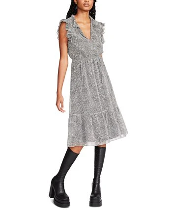 Steve Madden Women's Kora Tiered Chiffon Dress 3 Steve Madden Women's Kora Tiered Chiffon Dress - Image 3