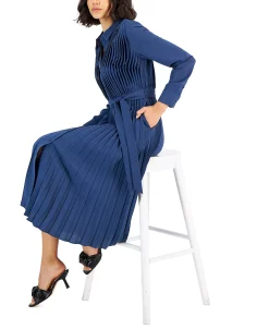 Alfani Women's Pleated Belted Midi Shirtdress, Created For Macy's 5 Alfani Women's Pleated Belted Midi Shirtdress, Created For Macy's -Sanctuary Shop 22376795 fpx