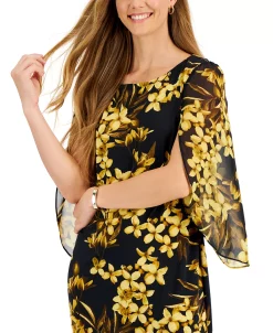 Connected Women's Round-Neck Split-Sleeve Sheath Dress 8 Connected Women's Round-Neck Split-Sleeve Sheath Dress -Sanctuary Shop 22443810 fpx