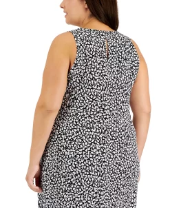 Vince Camuto Plus Size Printed Sleeveless Maxi Dress -Sanctuary Shop 22477659 fpx