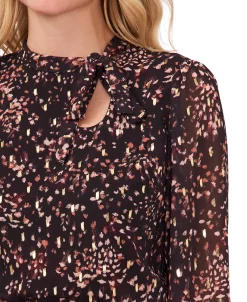 CeCe Women's Long-Sleeve Smocked-Waist Cutout Dress 6 CeCe Women's Long-Sleeve Smocked-Waist Cutout Dress -Sanctuary Shop 22478146 fpx