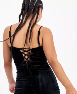 Bar III Women's Ruched Bodycon Velvet Mini Dress, Created For Macy's -Sanctuary Shop 22600457 fpx