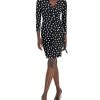 Anne Klein Nomad Printed Faux-Wrap Dress
