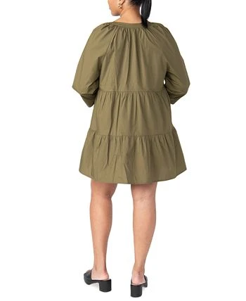 Sanctuary Women's Cotton 3/4-Sleeve Babydoll Dress 2 Sanctuary Women's Cotton 3/4-Sleeve Babydoll Dress - Image 2