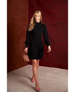 CeCe Women's Mock Neck Sweater Dress -Sanctuary Shop 22729309 fpx