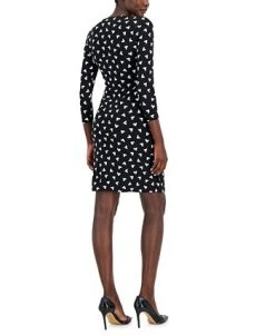 Anne Klein Nomad Printed Faux-Wrap Dress -Sanctuary Shop 22767360 fpx