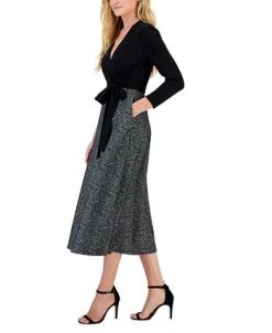 Anne Klein Women's Serenity Glen Plaid Jacquard Dress -Sanctuary Shop 22767834 fpx