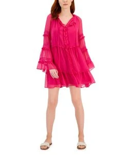 INC International Concepts Women's Tiered Mini Dress, Created For Macy's