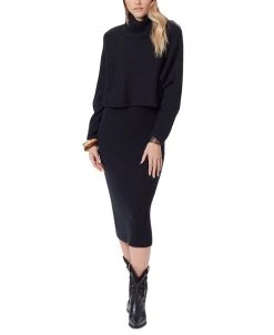 Sam Edelman Women's Aralyn Sweater Dress & Turtleneck Topper 2-Pc. Set