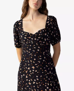 Sanctuary Women's Sweetheart-Neck Puff-Sleeve Midi Dress 6 Sanctuary Women's Sweetheart-Neck Puff-Sleeve Midi Dress -Sanctuary Shop 22834912 fpx